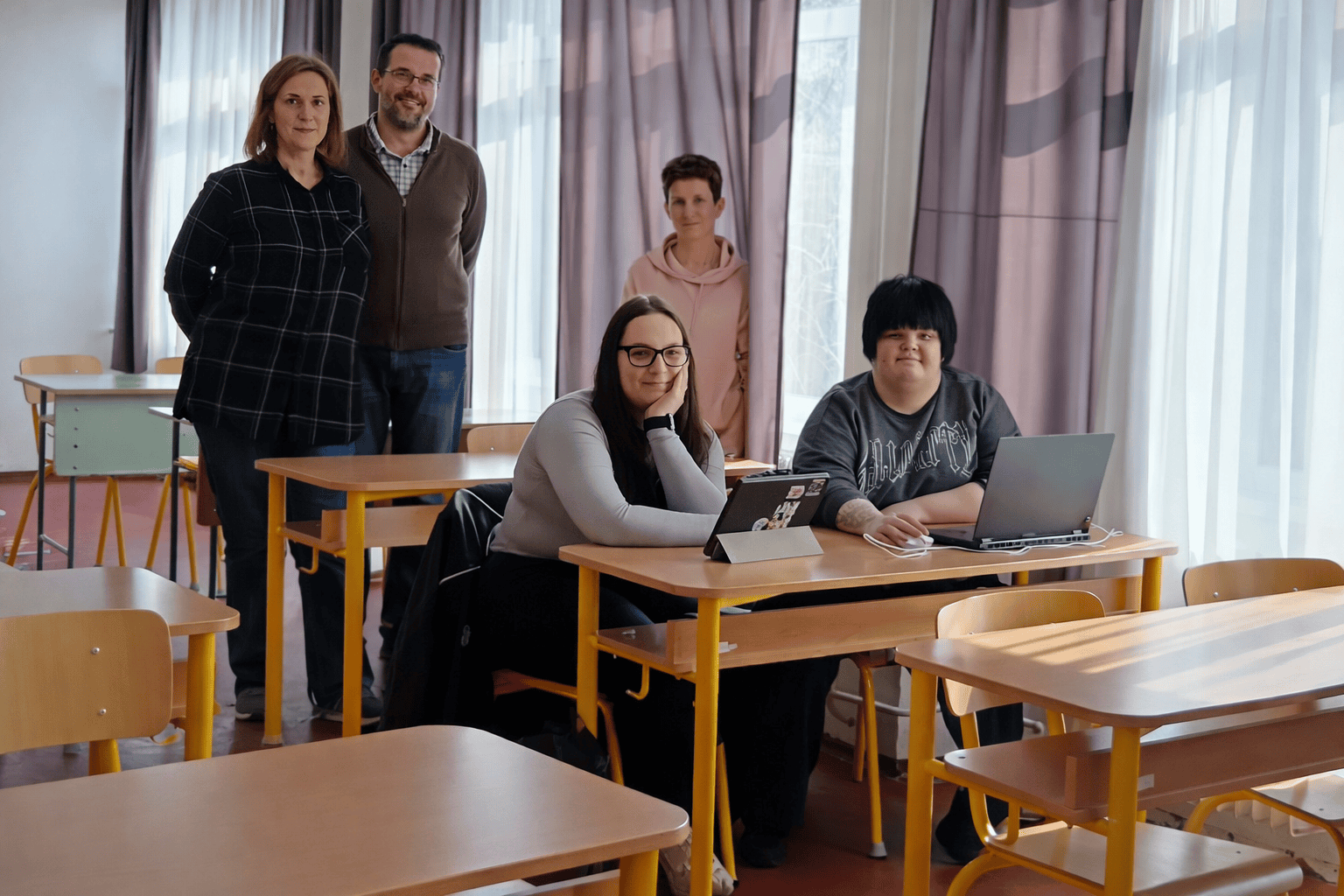 Tanulók és felkészítő tanáraik