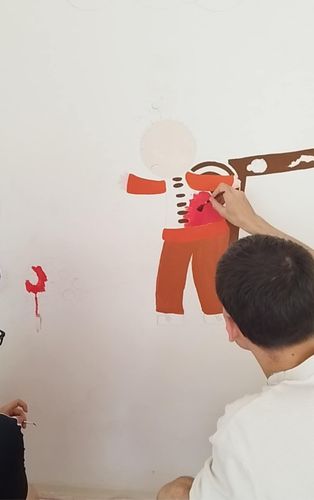 Falfestés